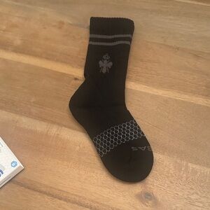 Bombas Black Gray Socks Men's Women's